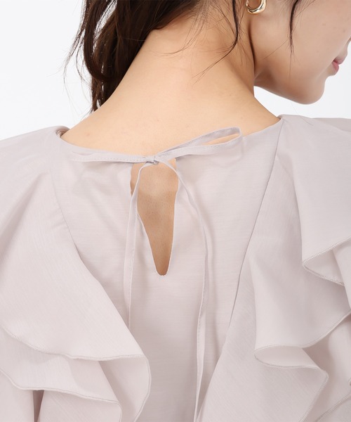 COMME des GARCONS シアー フリル ブラウス 楽天市場】フリル ブラウス（ブランドコムデギャルソン）の通販