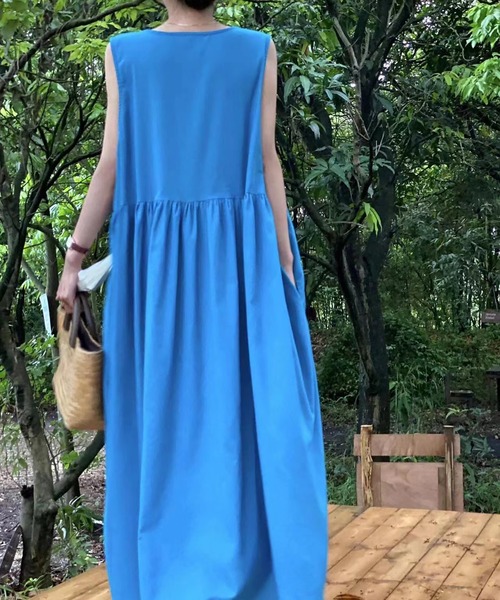 ワンピース Vネックノースリーブワンピース : ZOZOTOWN Yahoo!店