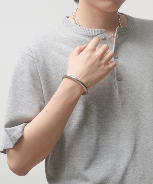 シルバー　オープンバングル オープンバングルバレル8mm(シルバー925) – MAILE ONLINE BOUTIQUE
