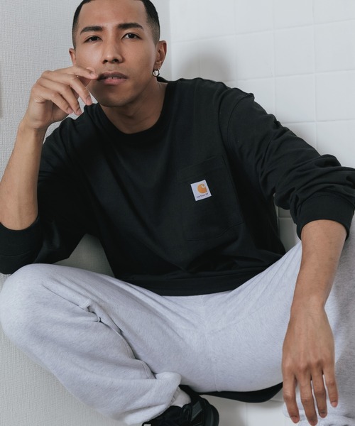 Carhartt（カーハート） tシャツ WORKER POCKET LS T-SHIRTS ロング