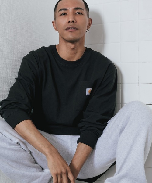Carhartt（カーハート） tシャツ WORKER POCKET LS T-SHIRTS ロング