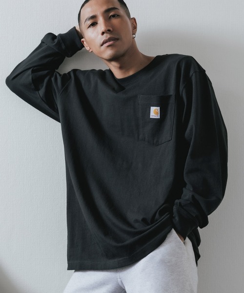 Carhartt（カーハート） tシャツ WORKER POCKET LS T-SHIRTS ロング