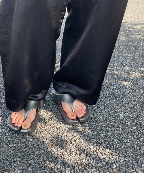 PAES スライド サンダル リカバリーサンダル 26 ブラック ペイズ PAES ペイズ サンダル リカバリーサンダル レディース SLIDE