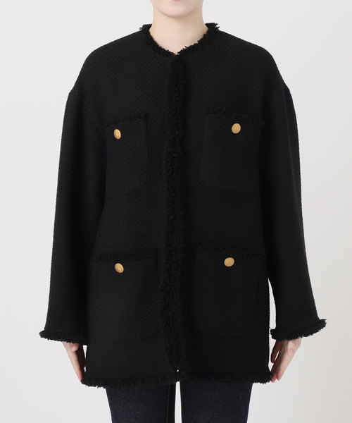 macさま今期定価49,500円　レサージュ　GIOLICA　ビッグジャケット journal standard L'essage（ジャーナルスタンダード レサージュ