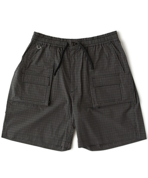 美品FAT◼️ HALFFIELDブラックポケット付きショートパンツ FATサイズ FAT ハーフパンツ パンツ 短パン F.A.T. HALFFIELD（エフエイティー