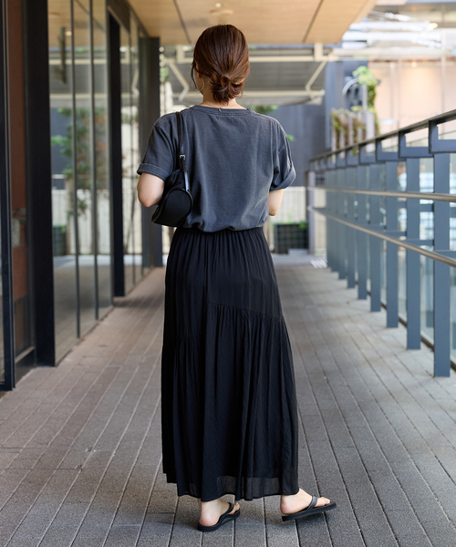 ジャーナルスタンダード　スカート 楽天市場】【SALE／30%OFF】グロッシーカールマイヤーティアード