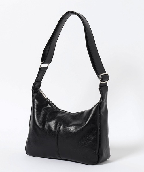 LAND MUSEUM ショルダーバッグ LAND MUSEUM／レザークロスBAG メンズ