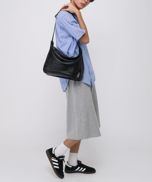 LAND MUSEUM ショルダーバッグ LAND MUSEUM／レザークロスBAG メンズ