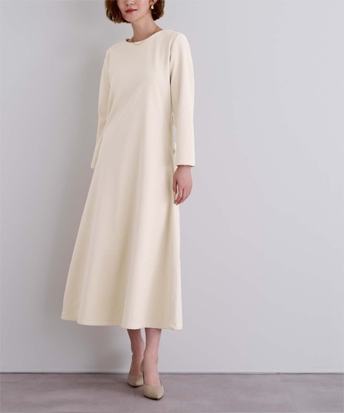 ur's（ユアーズ） ワンピース 裏起毛ウエストシェイプワンピース