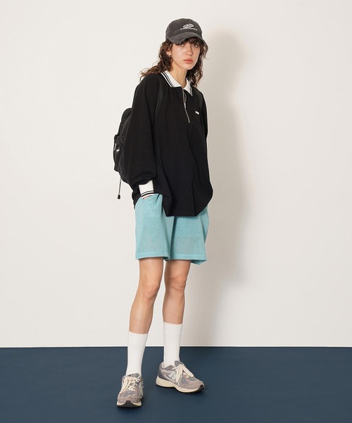 DISPATCHER NO.8 tシャツ ハーフジップポロシャツ レディース