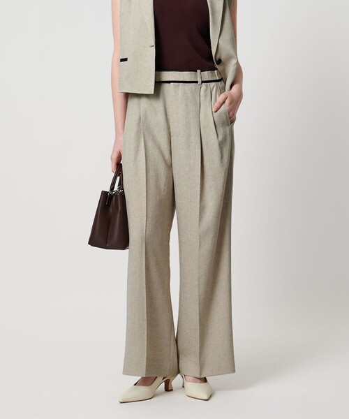 UNITED ARROWS パンツ Spiree IAS ワイドパンツ -UVカット 接触