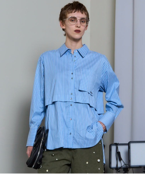 ブラウス シャツ 「25AW PRE-ORDER」Multiway Shirt/マルチウェイシャツ「MAISON SPECIAL/メゾンスペシャル」