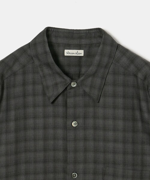 steven alan チェック柄 ルーズフィット シャツ STEVEN ALAN シャツ 「Steven Alan」 60 ヘイズ チェック