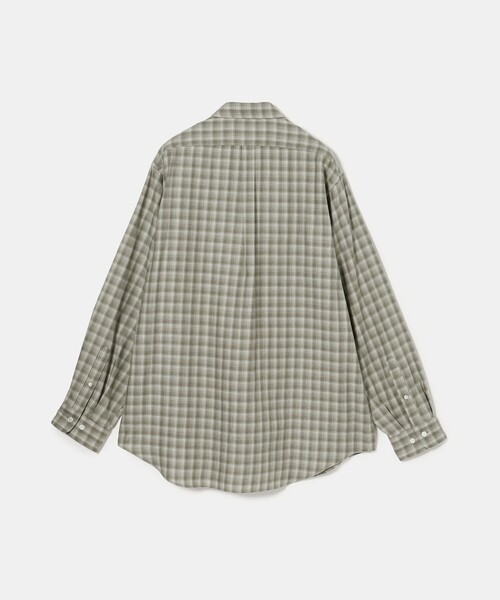 steven alan チェックシャツ キャンプカラーシャツ オーバーサイズ L STEVEN ALAN シャツ 「Steven Alan」 C/L/S チェック レギュラー