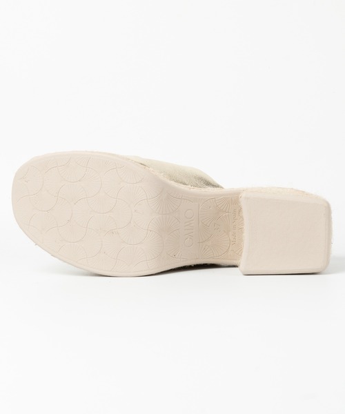 「GAIMO」 ミュール 36 ゴールド レディース_画像5