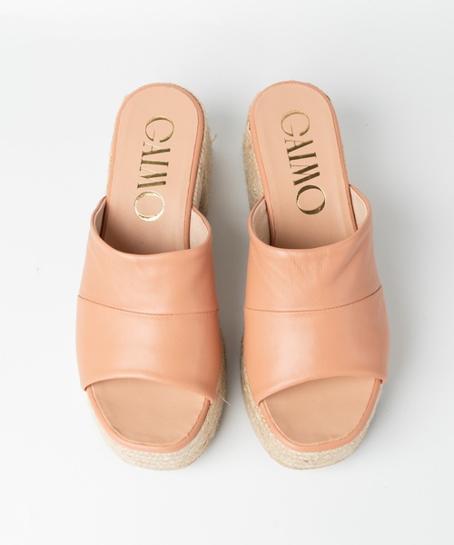 「GAIMO」 ミュール 36 ゴールド レディース_画像6