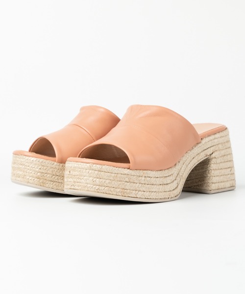 「GAIMO」 ミュール 36 ゴールド レディース_画像7