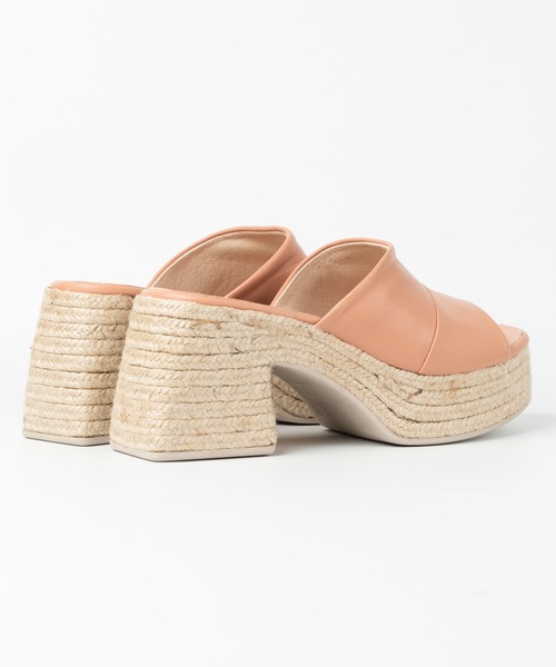 「GAIMO」 ミュール 36 ゴールド レディース_画像8