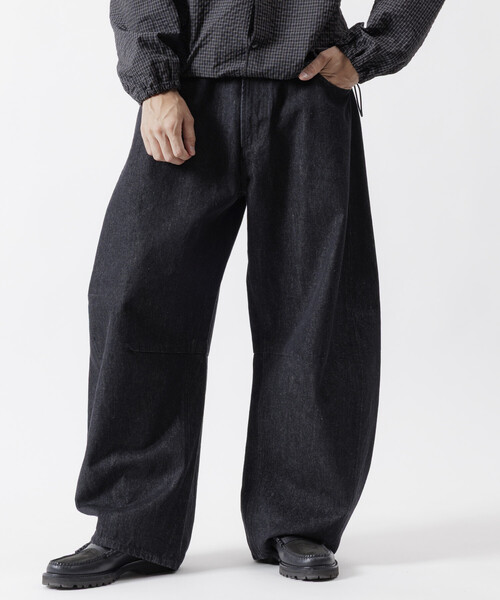 【opium】ブラック ワイドレッグ デニムパンツ ワイドシルエット　y2k Amazon.co.jp: opium y2k グランジ ブラックワイドデニム 激レア