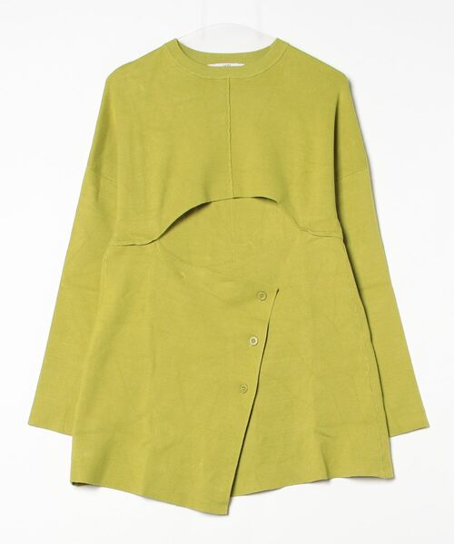 UN3D.（アンスリード） 長袖ニット FREE ライトグリーン レディース