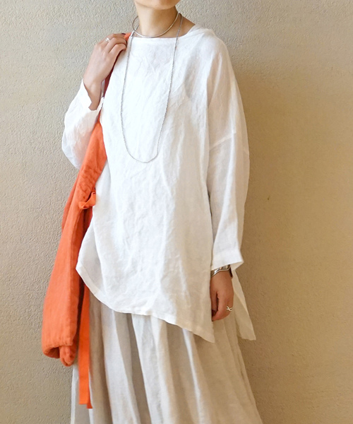 「JOURNAL STANDARD LUXE」 長袖ブラウス FREE レッド レディース_画像2