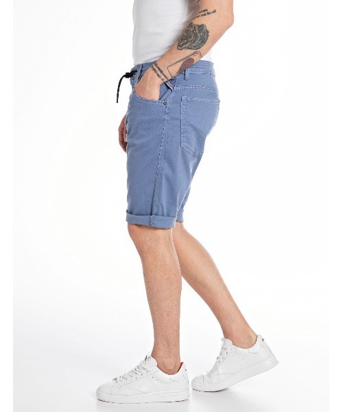 「REPLAY」 ハーフパンツ 34inch ホワイト メンズの画像7