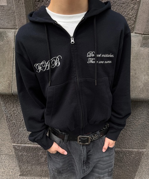 kutir（クティール） パーカー FEMBROIDERED DESIGN FULL ZIP HOODIE