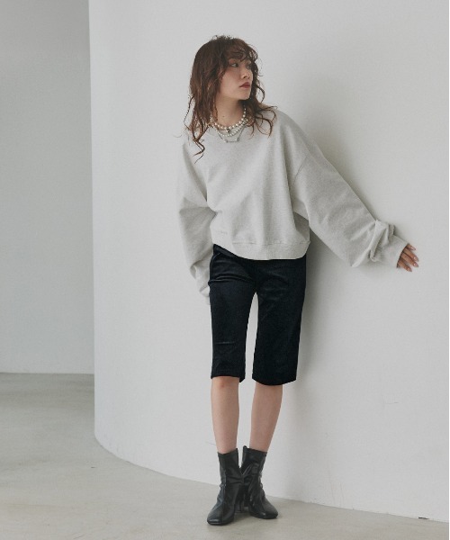 ad thie パンツ ベロア カプリパンツ レディース : ZOZOTOWN Yahoo!店