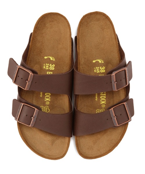 「BIRKENSTOCK」 フラットサンダル 35 ダークブラウン レディース_画像8
