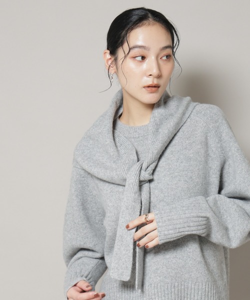 NANO universe（ナノ・ユニバース） ストール マフラー AQUAウール