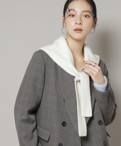 NANO universe（ナノ・ユニバース） ストール マフラー AQUAウール