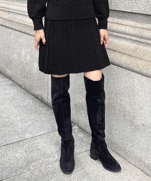 着痩せケーブルスカート スカート 着痩せケーブルスカート : ZOZOTOWN Yahoo!店 - 通販 - Yahoo