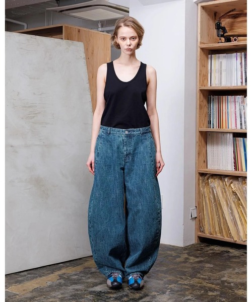 VOAAOV（ヴォアーブ） ジーンズ RANDOM CRUNCH DENIM Wide Tapered