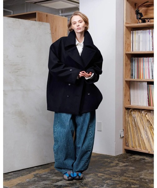 VOAAOV（ヴォアーブ） ジーンズ RANDOM CRUNCH DENIM Wide Tapered