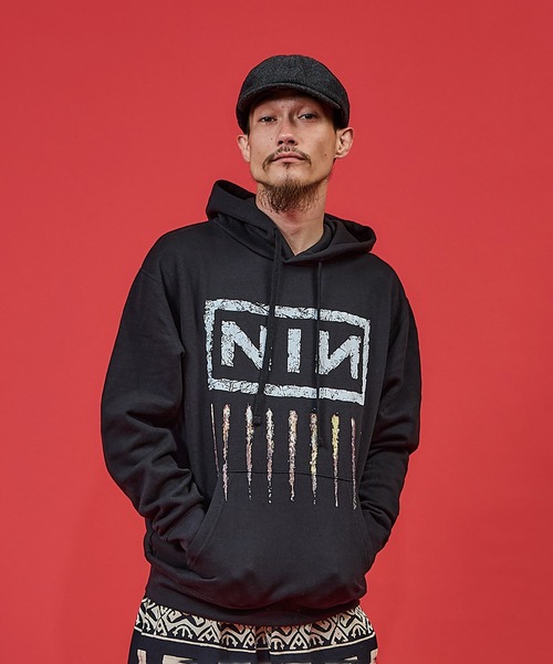 MUSIC TEE パーカー P/O HOODIE NIN “DOWNWARD SPIRAL”/プルオーヴァー