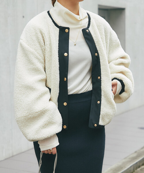 「un dix cors」 ブルゾン FREE ブラック レディース_画像2