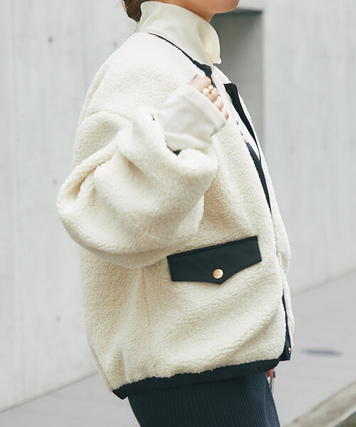 「un dix cors」 ブルゾン FREE ブラック レディース_画像4