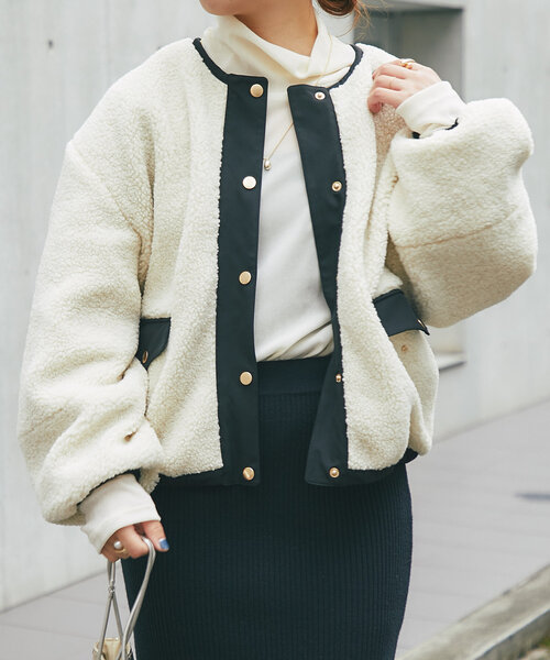 「un dix cors」 ブルゾン FREE ブラック レディース_画像6