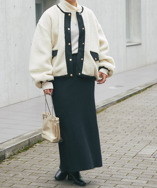 「un dix cors」 ブルゾン FREE ブラック レディース_画像7