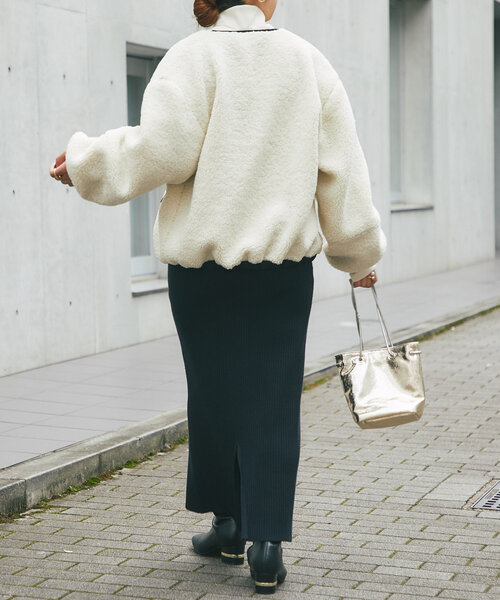 「un dix cors」 ブルゾン FREE ブラック レディース_画像8