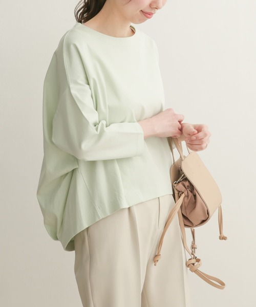 「URBAN RESEARCH DOORS」 7分袖カットソー SMALL ピンク レディース_画像4