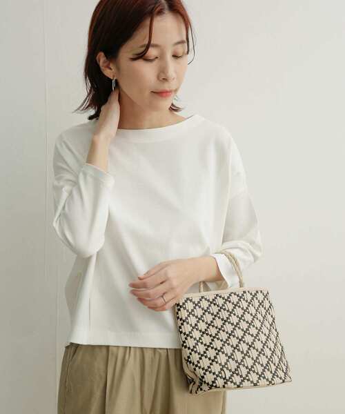 「URBAN RESEARCH DOORS」 7分袖カットソー SMALL ピンク レディース_画像10