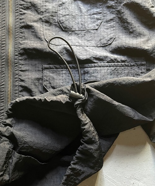 「MandO（Auntie Rosa）」 ナイロンブルゾン MEDIUM ブラック メンズ_画像5