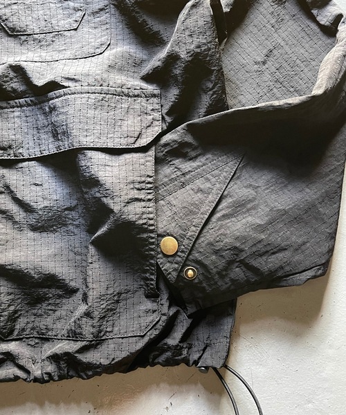 「MandO（Auntie Rosa）」 ナイロンブルゾン MEDIUM ブラック メンズ_画像6