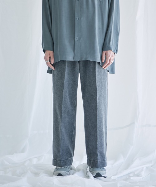 「PUBLIC TOKYO」 デニムパンツ 3 インディゴブルー メンズ_画像7