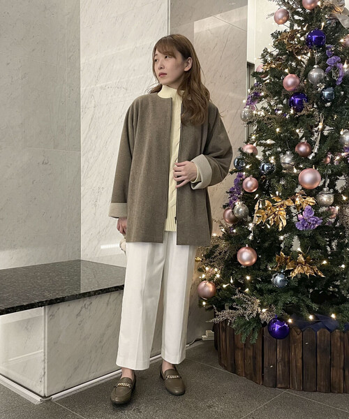 「Comme ca Mature」 パンツ MEDIUM ブラウン レディース_画像2