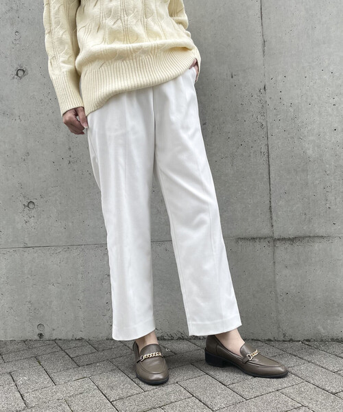 「Comme ca Mature」 パンツ MEDIUM ブラウン レディース_画像3