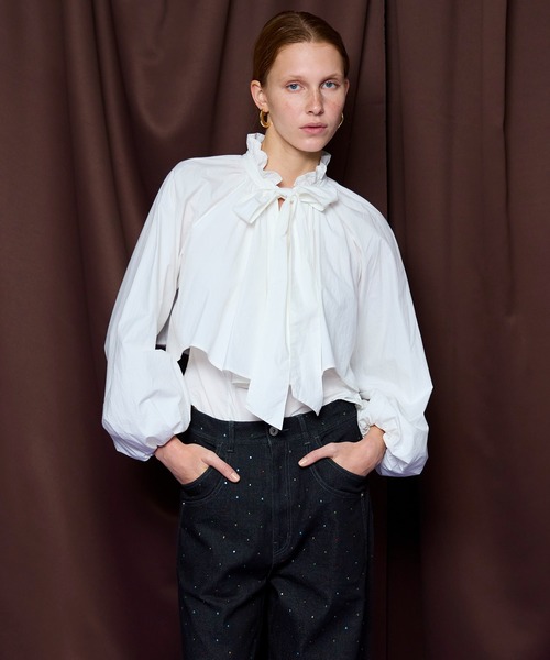 MAISON SPECIAL（メゾンスペシャル） 「PRE-ORDER」Ruffle Shirt