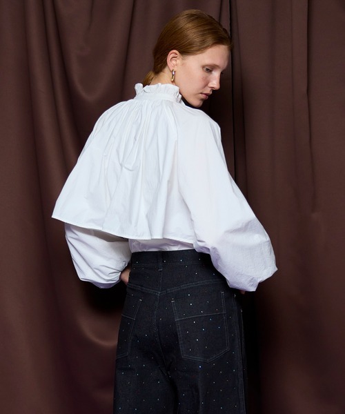MAISON SPECIAL（メゾンスペシャル） 「PRE-ORDER」Ruffle Shirt