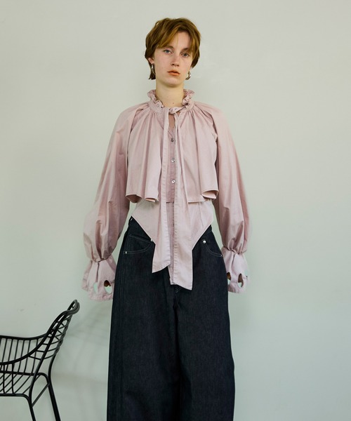 MAISON SPECIAL（メゾンスペシャル） 「PRE-ORDER」Ruffle Shirt